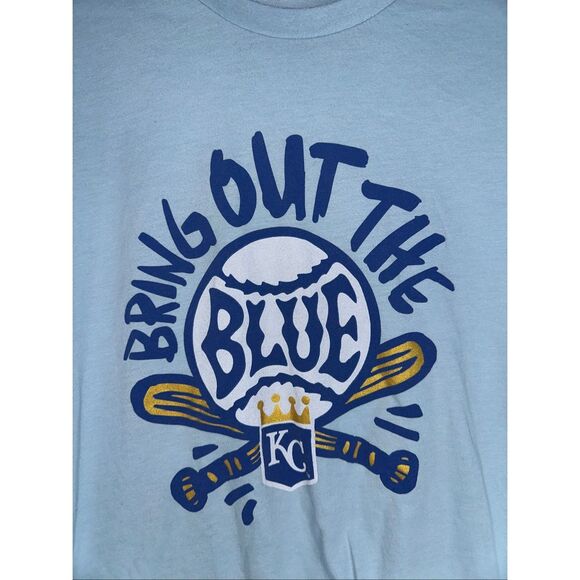Charlie Hustle "Bring Out The Blue" Kansas City Royals T-shirt Men’s XL - Picture 2 of 5